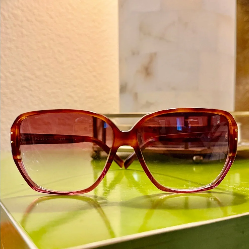 Prada Women's Sunglasses in Brown & Purple - Picture 2 of 6